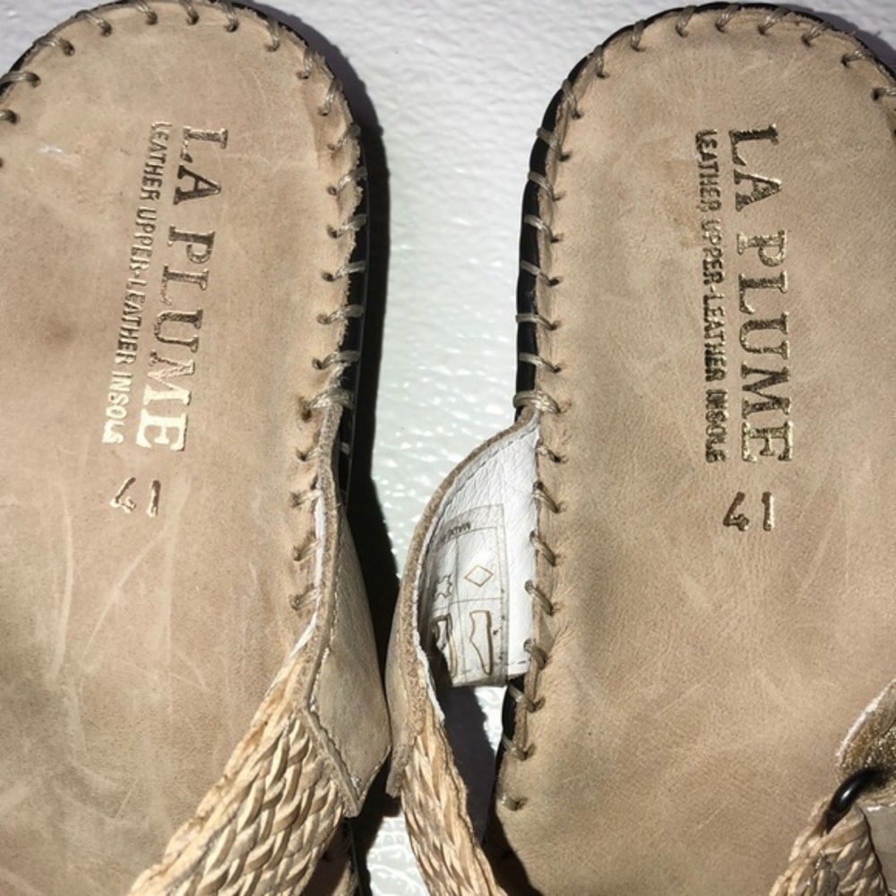 NWOT La Plume Comfort Sandals Size 9.5 41 EUR - Picture 3 of 12